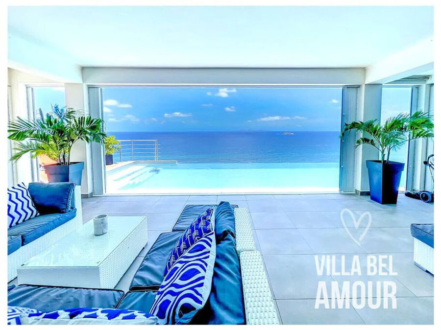 ocean view vacation villa Sint Maarten