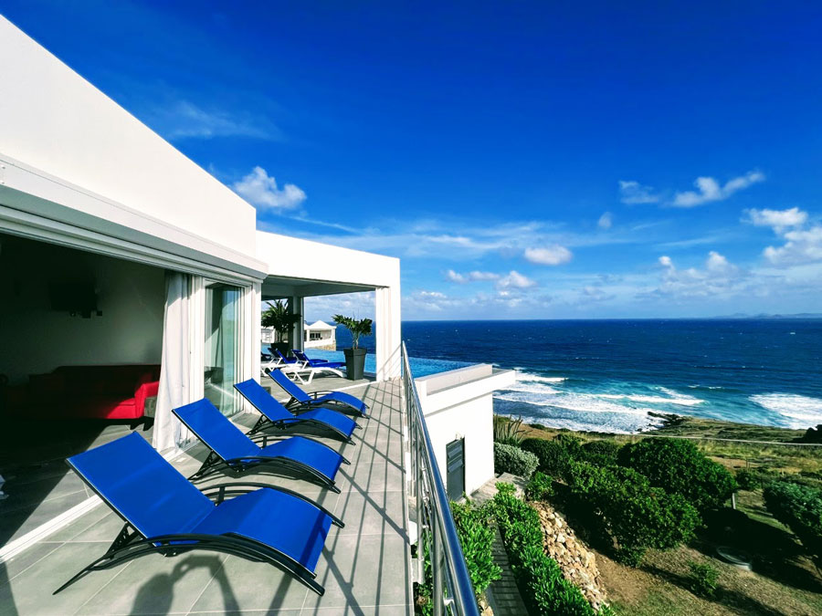 beach front vacation villa Sint Maarten