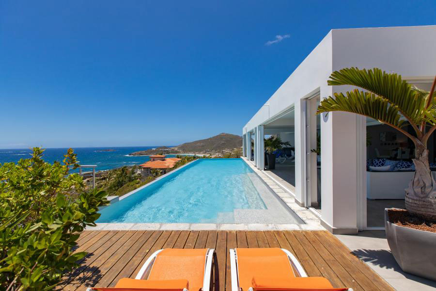Sint Maarten sea view vacation villa